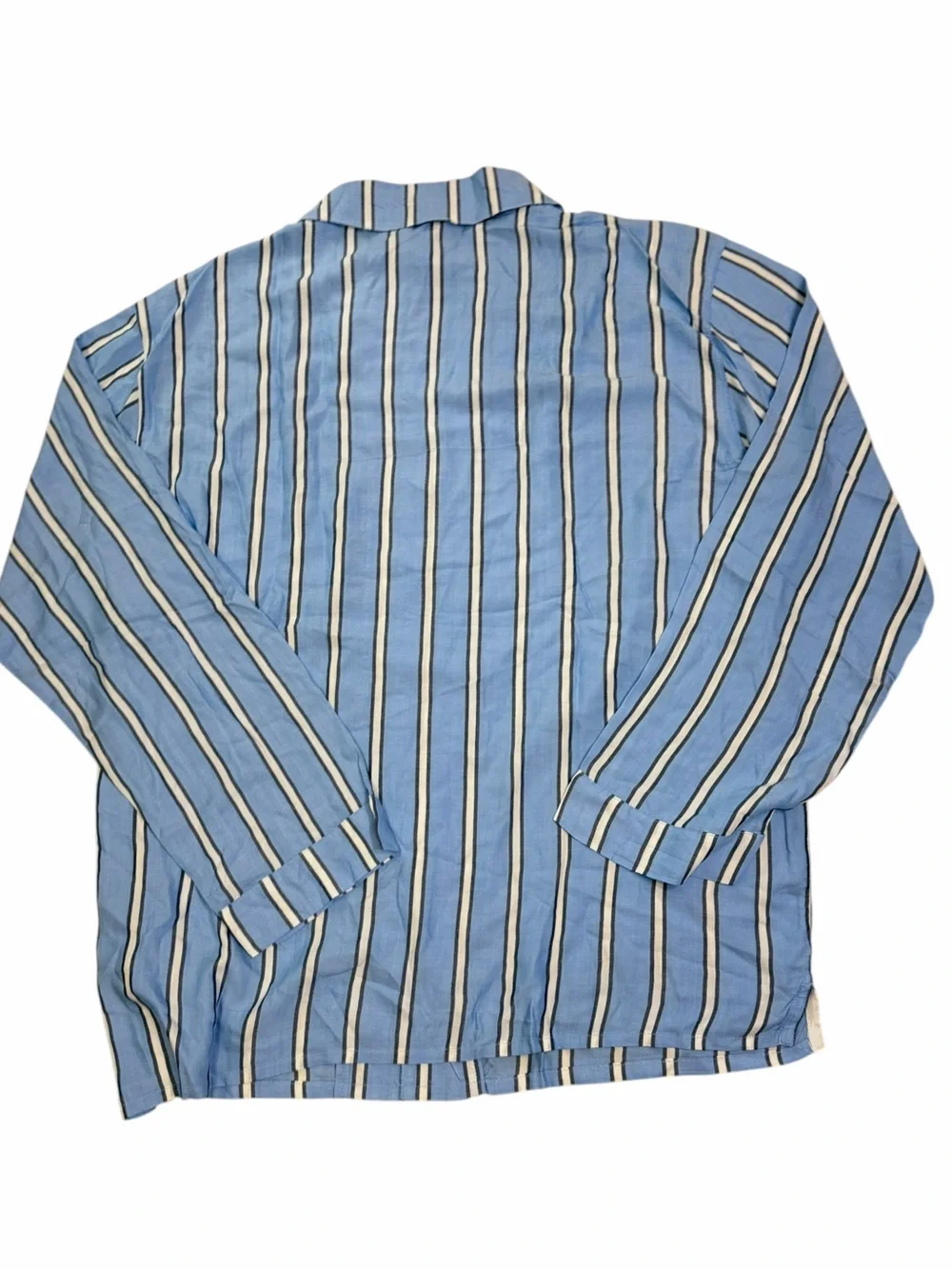 P.J. Salvage Stripe Woven Pajama Lounge Set Periwinkle Blue